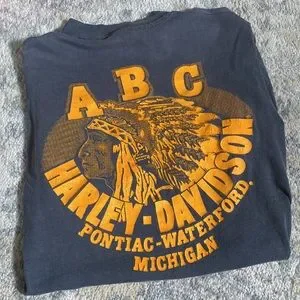 Harley-Davidson | Tops | Vintage 98s Harley Davidson Michigan Tee